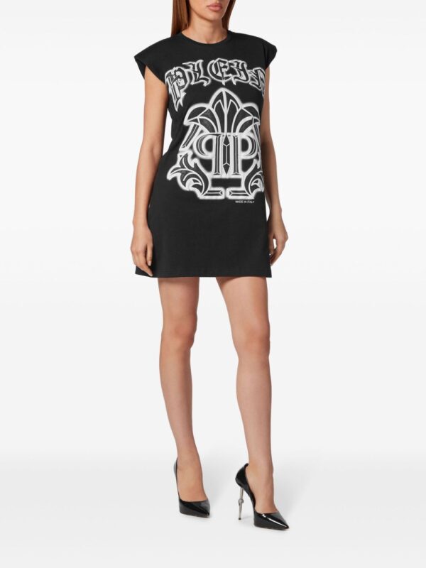 Philipp Plein Gothic Plein tank dress - Image 5