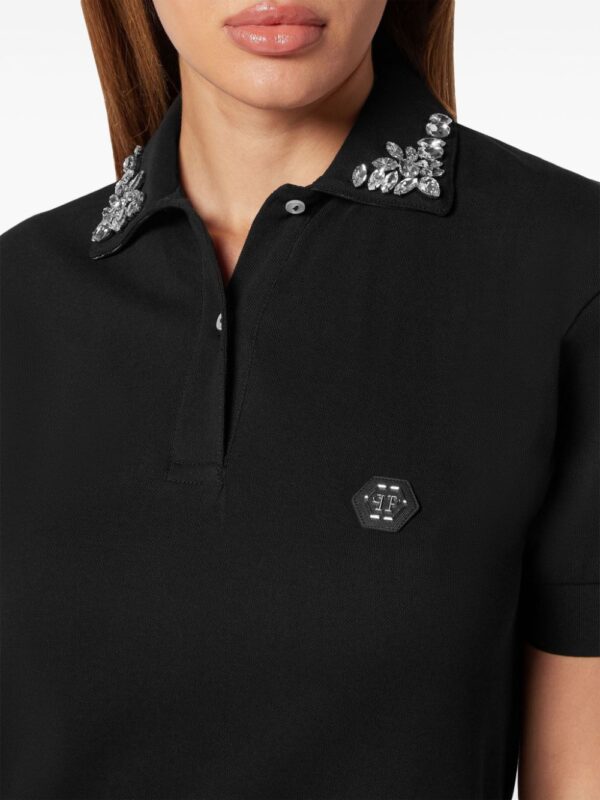 Philipp Plein Gothic Plein polo dress - Image 4