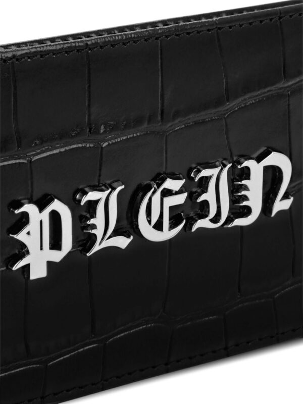 Philipp Plein Gothic Plein crocodile-embossed cardholder - Image 2