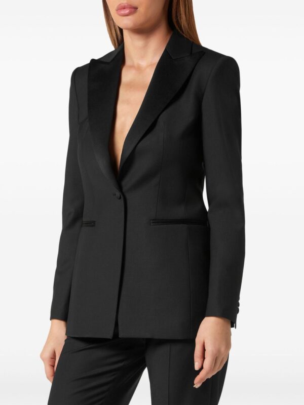 Philipp Plein  peak-lapels single-breasted blazer - Image 7