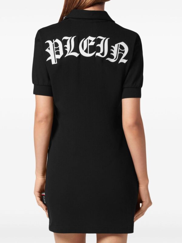 Philipp Plein Gothic Plein polo T-shirt dress - Image 3