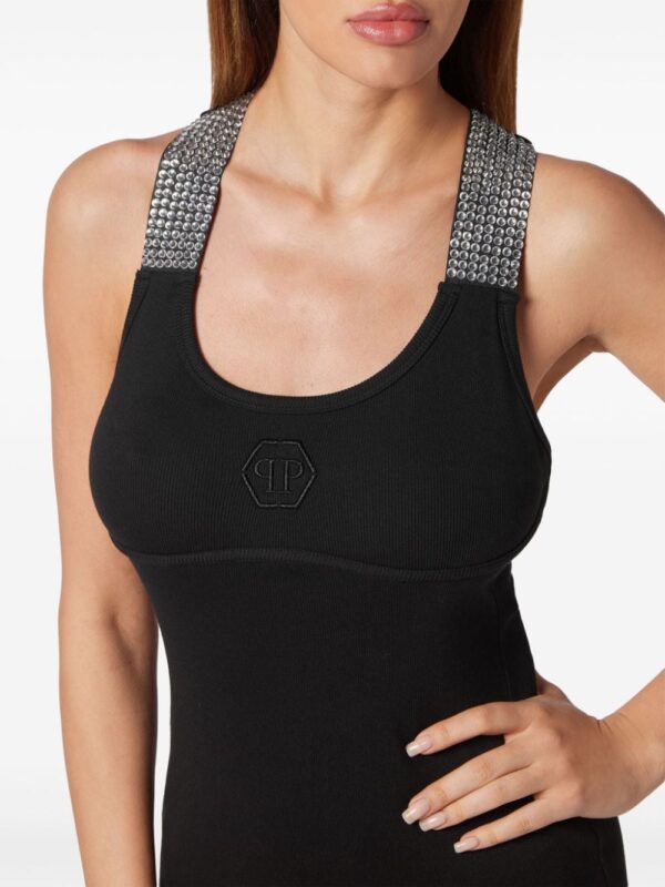 Philipp Plein crystal-embellished tank dress - Image 5