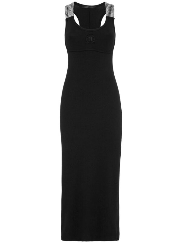 Philipp Plein crystal-embellished tank dress