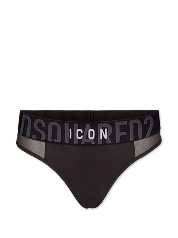 DSQUARED2  Icon mesh-panel thong