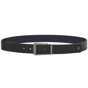 Louis Vuitton logo-engraved reversible leather belt