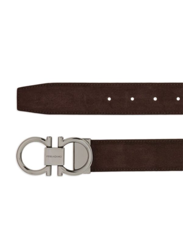 Ferragamo Gancini-buckle leather belt - Image 2