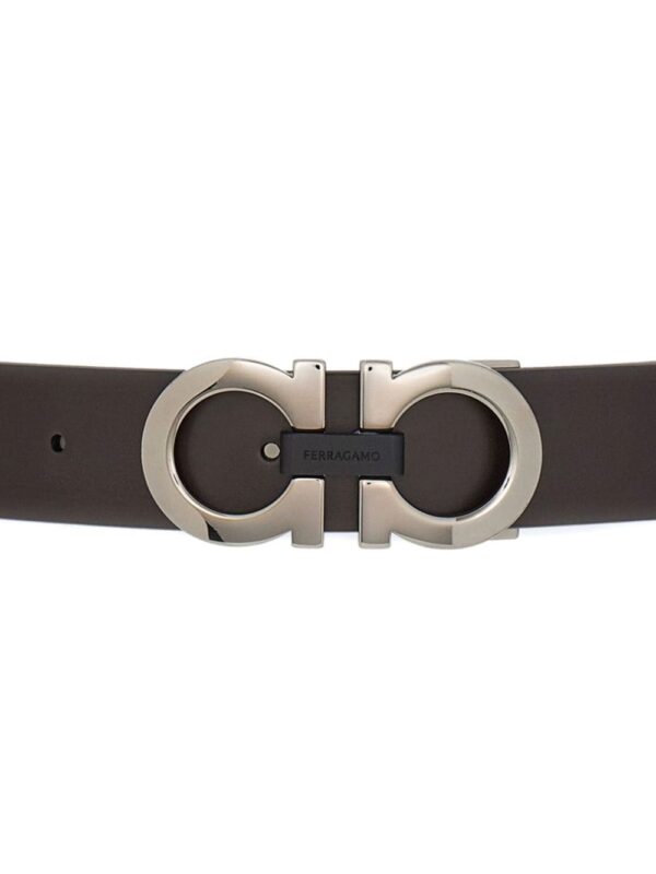Ferragamo reversible Gancini leather belt - Image 3