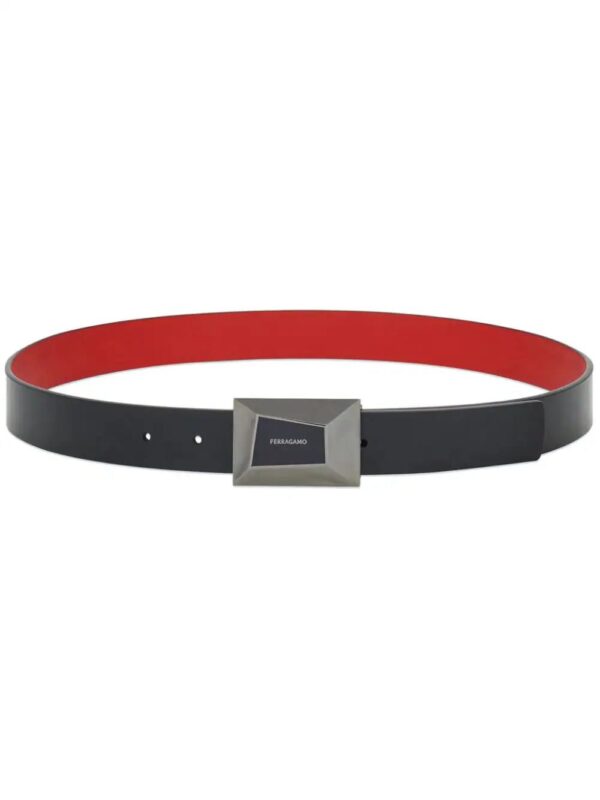 Ferragamo  reversible logo-engraved leather belt