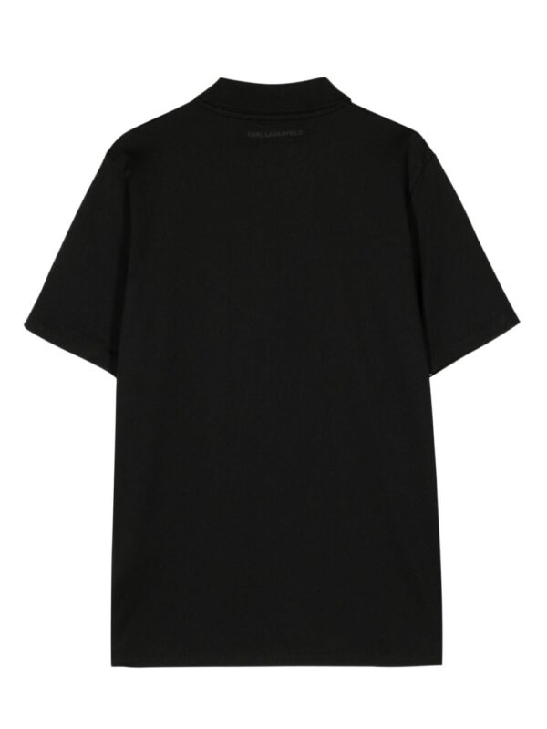 Karl Lagerfeld Ikonik Karl-patch polo shirt - Image 2