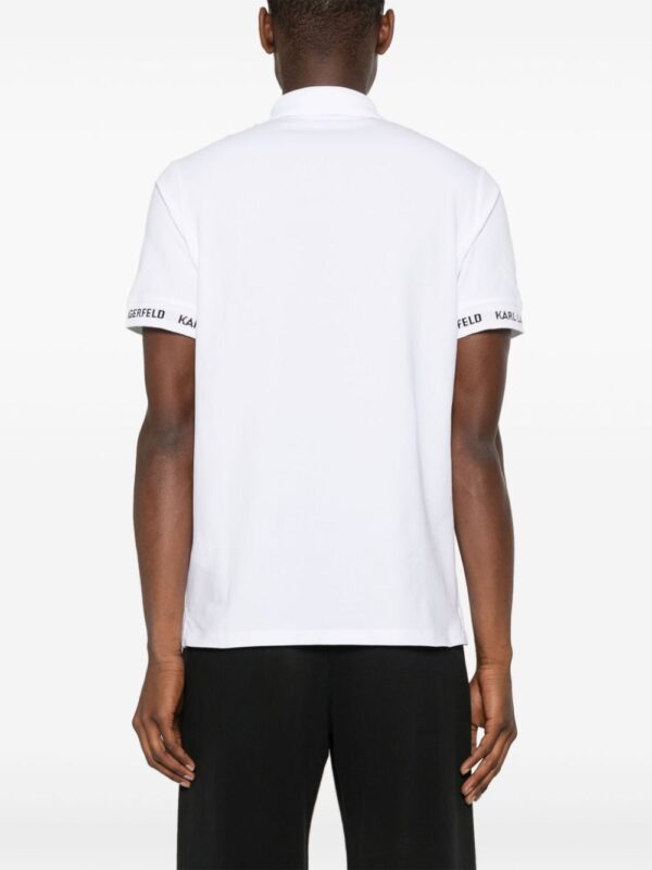 Karl Lagerfeld Ikonik Karl-motif polo shirt - Image 4