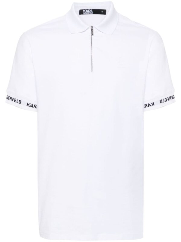 Karl Lagerfeld Ikonik Karl-motif polo shirt