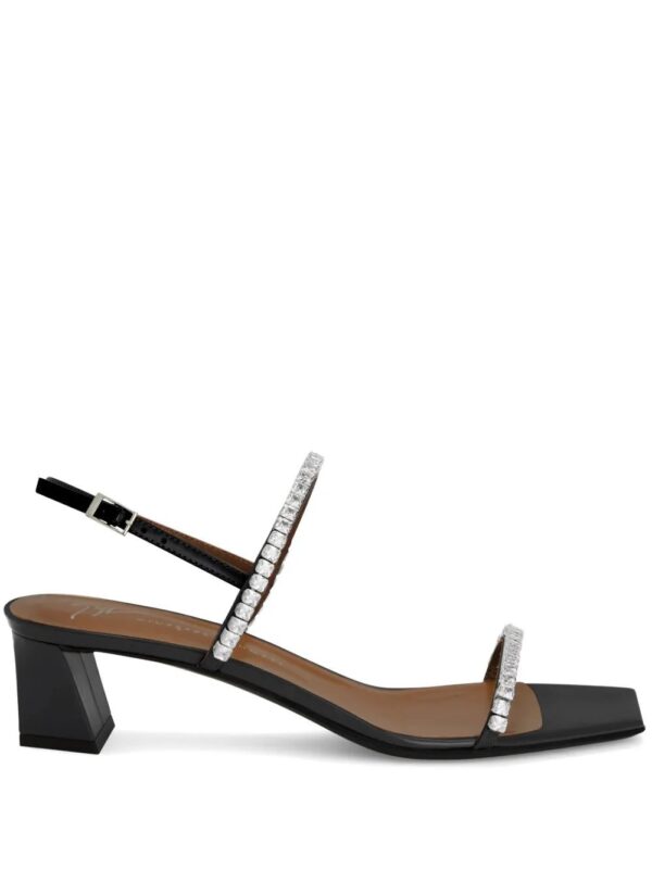 Giuseppe Zanotti  45mm Valentiine Crystal sandals