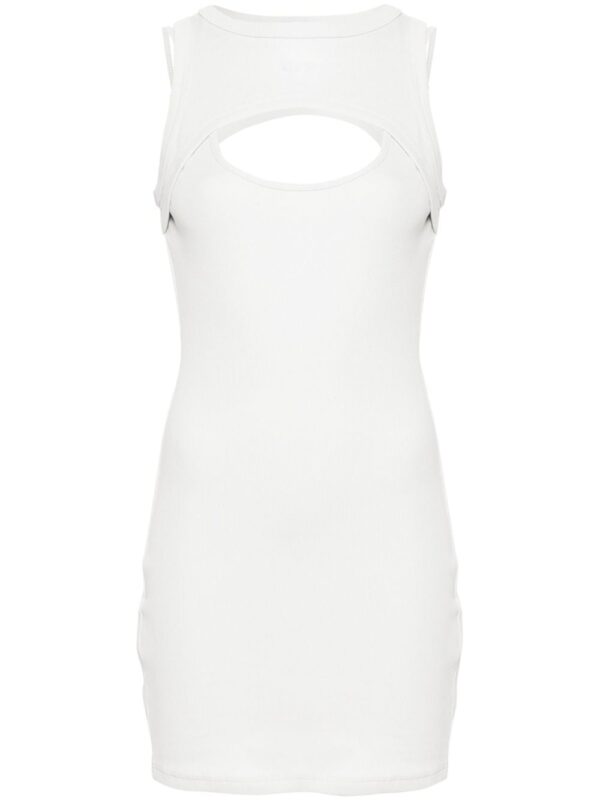Off-White cut-out ribbed-knit dress