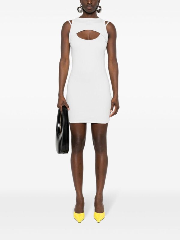 Off-White cut-out ribbed-knit dress - Image 2