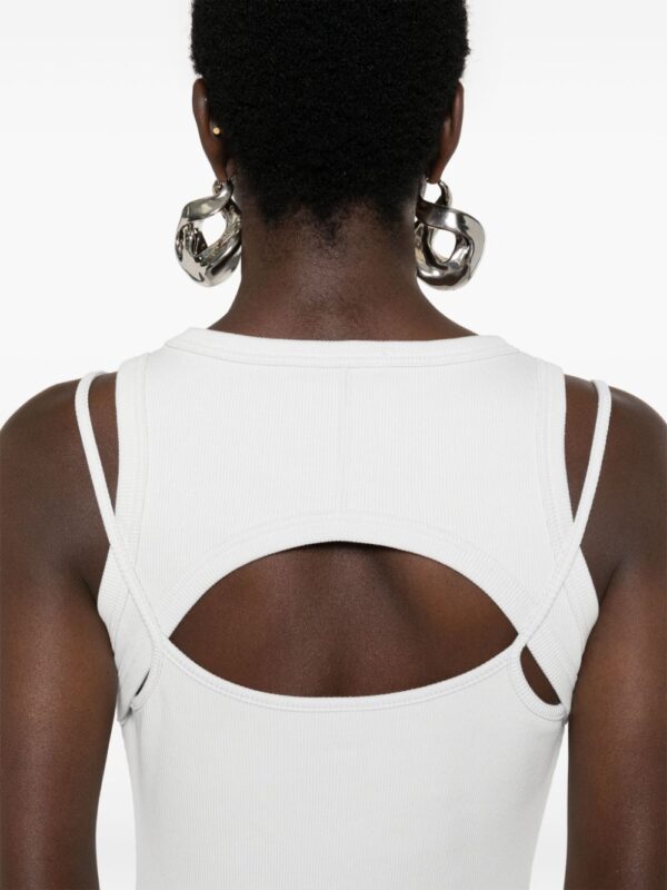 Off-White cut-out ribbed-knit dress - Image 4