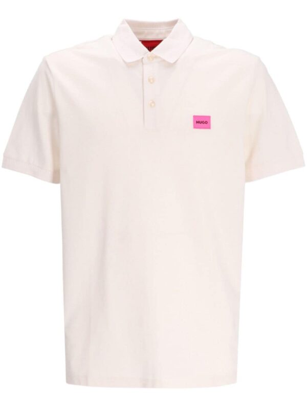 HUGO Dereso logo-print polo shirt