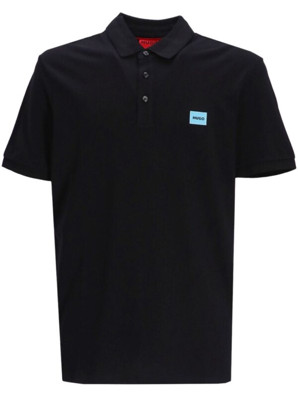 HUGO Dereso logo-print polo shirt