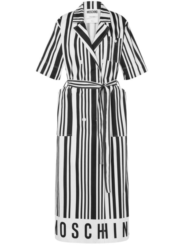 Moschino barcode-print cotton dress - Image 2