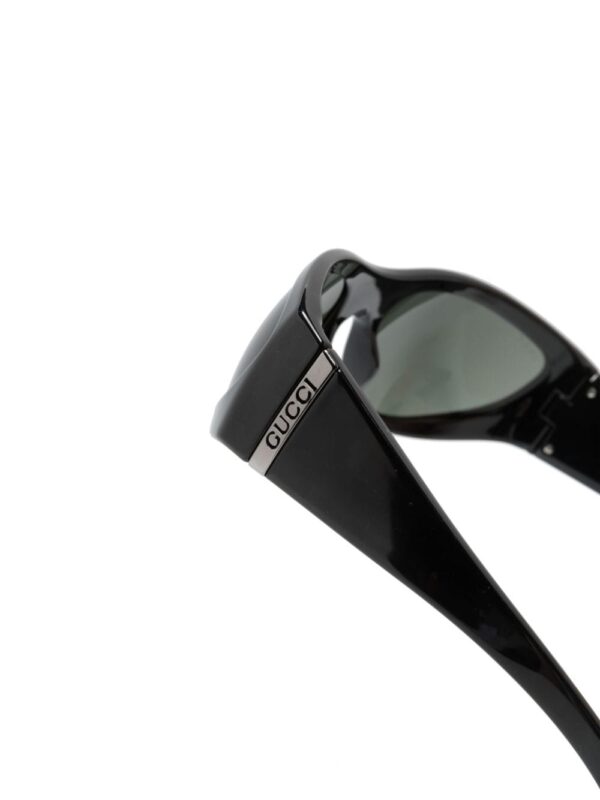 Gucci Eyewear logo-plaque oval-frame sunglasses - Image 3