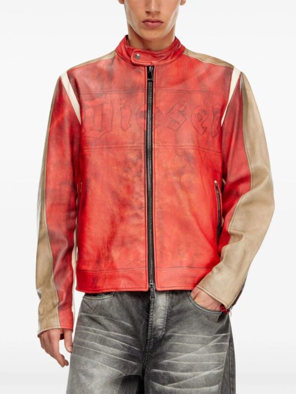 Diesel  L-Ruscha leather jacket - Image 3