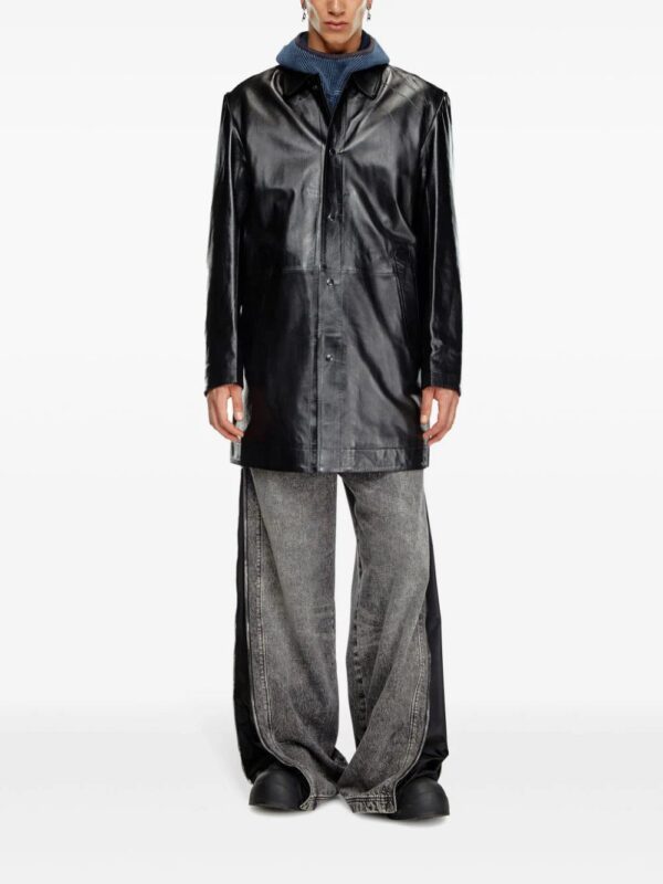 Diesel  L-Cordier panelled leather jacket - Image 2