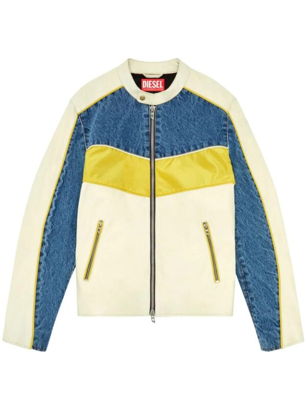 Diesel  L-Leopol panelled jacket