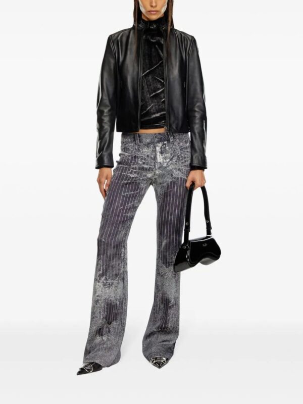 Diesel  L-Ayla leather biker jacket - Image 2