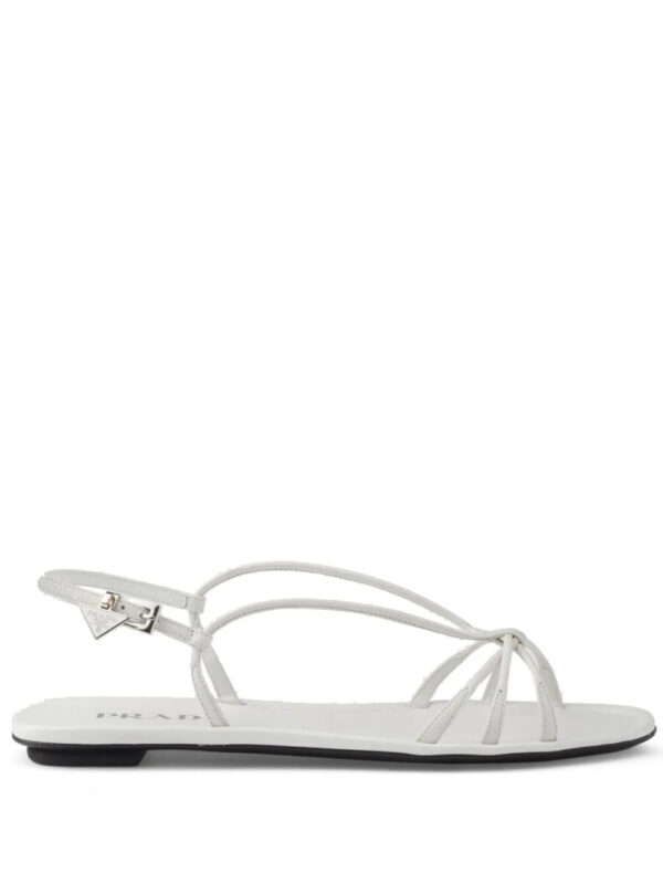 Prada  flat leather sandals
