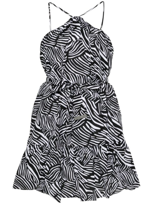 Michael Michael Kors zebra-print belted mini dress