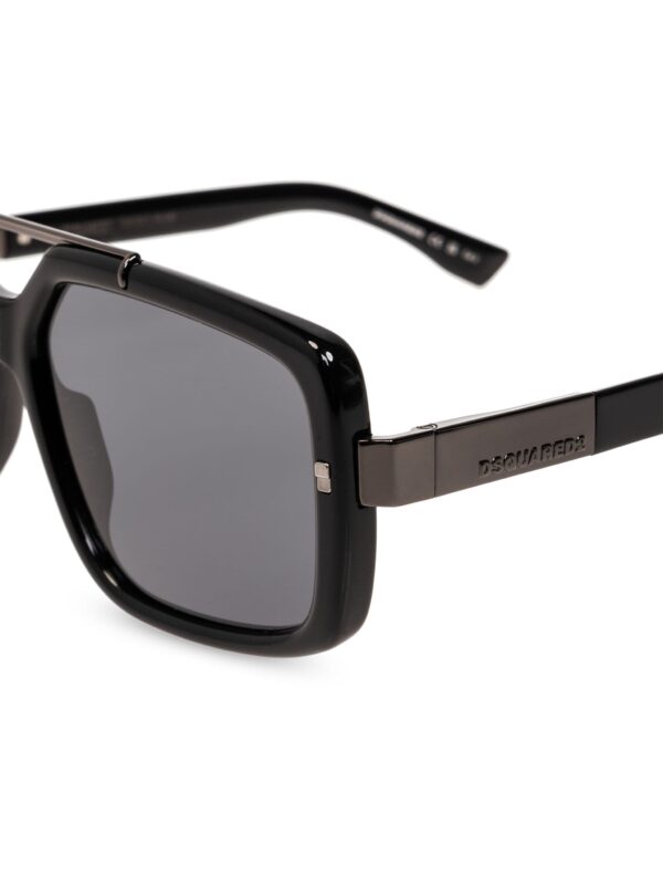 Dolce & Gabbana Eyewear logo-engraved square-frame sunglasses