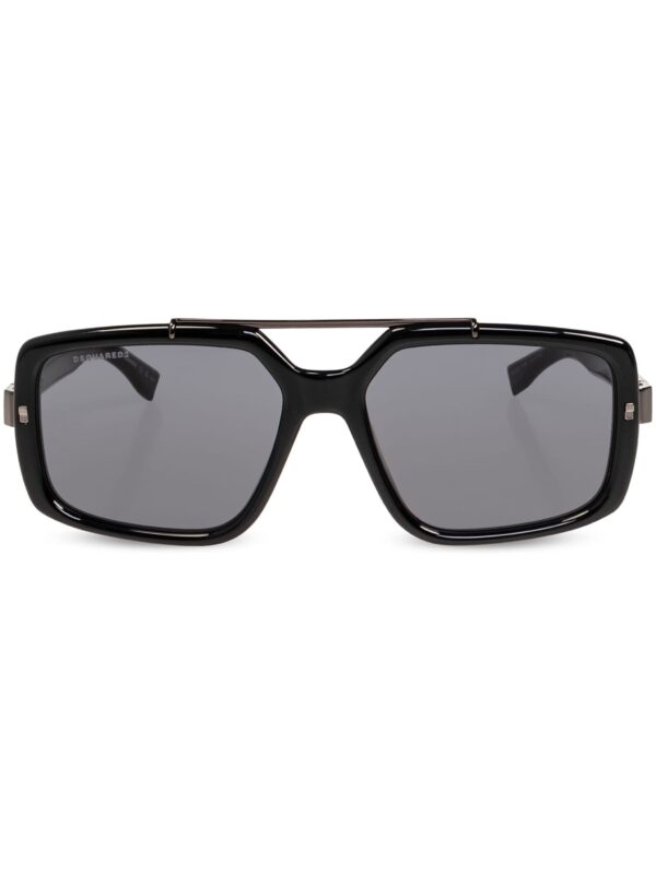 Dolce & Gabbana Eyewear logo-engraved square-frame sunglasses - Image 2