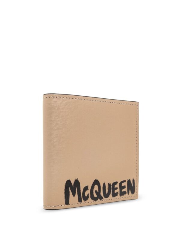 Alexander McQueen Graffiti logo-print bi-fold wallet - Image 2