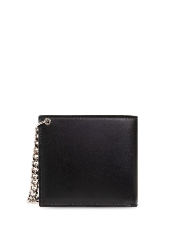 Alexander McQueen floral-print leather chain wallet - Image 2