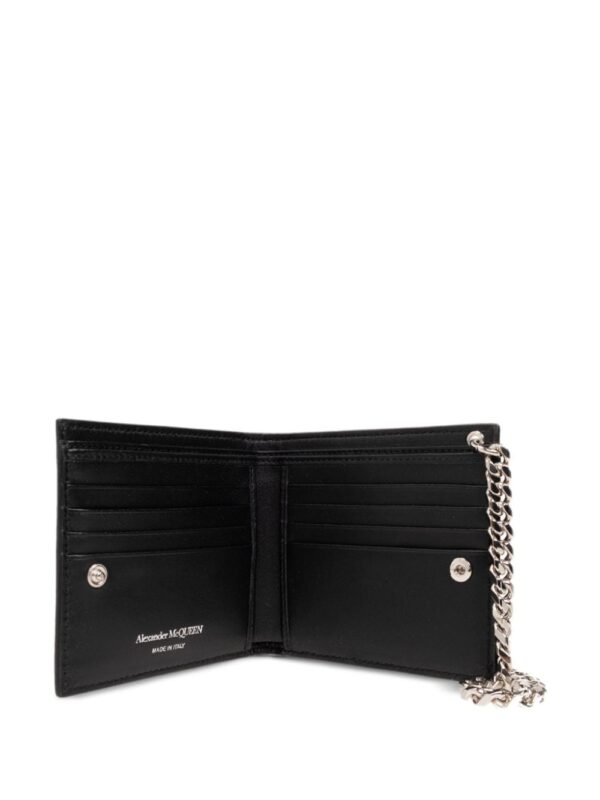 Alexander McQueen floral-print leather chain wallet - Image 4