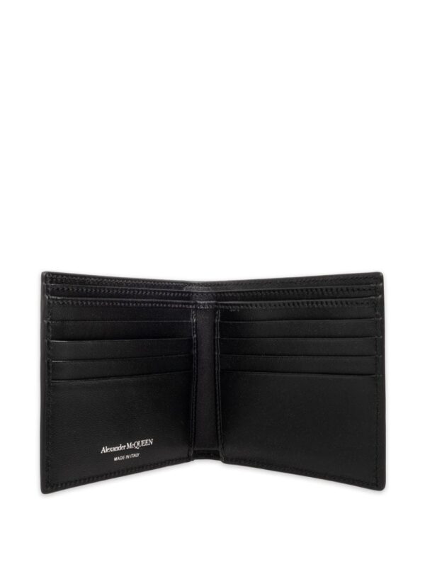 Alexander McQueen silver-tone bi-fold wallet - Image 5