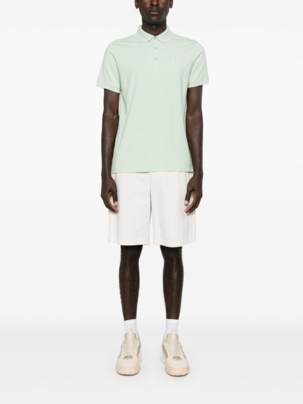 Karl Lagerfeld logo-embroidered jersey polo shirt - Image 2