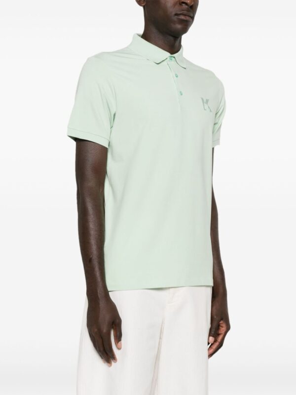 Karl Lagerfeld logo-embroidered jersey polo shirt - Image 3