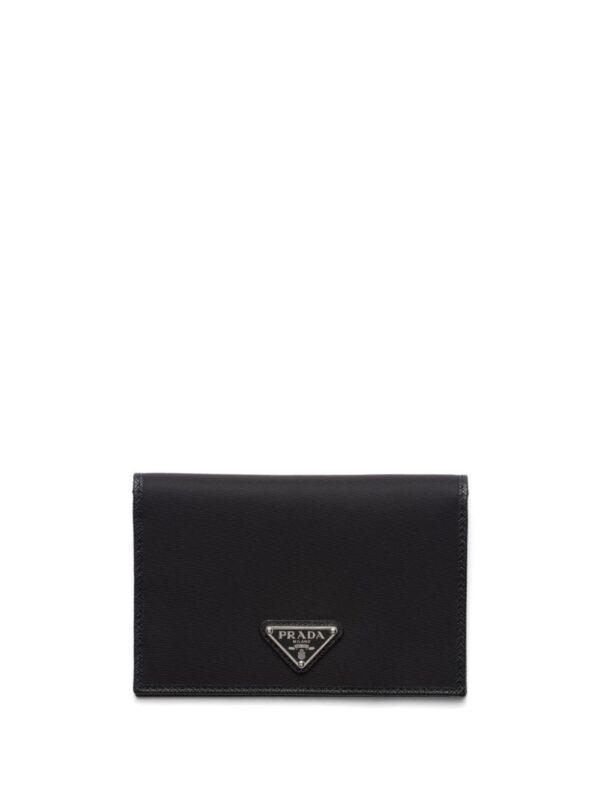 Prada Re-Nylon enamel-triangle logo wallet - Image 2