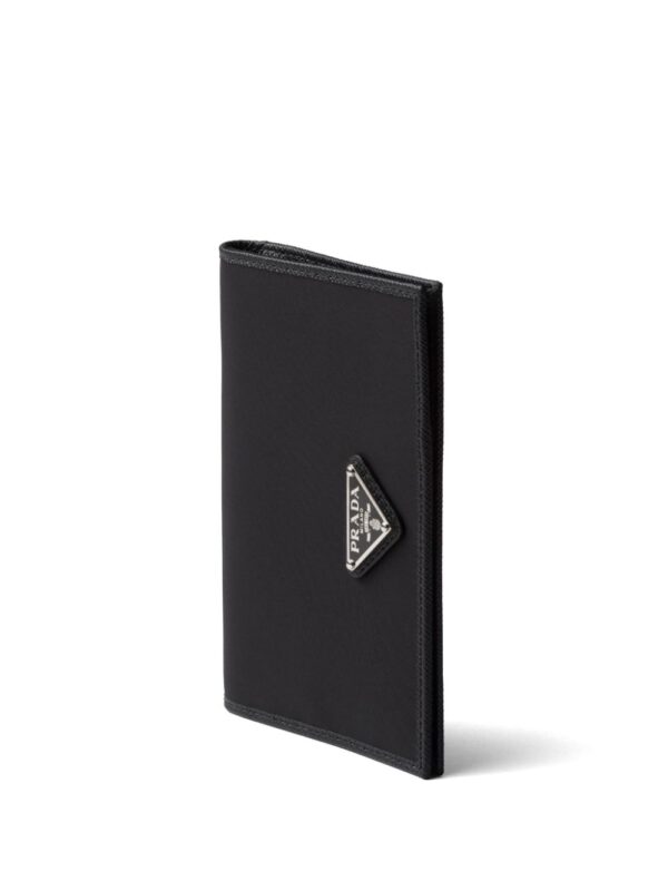 Prada Re-Nylon enamel-triangle logo wallet - Image 4