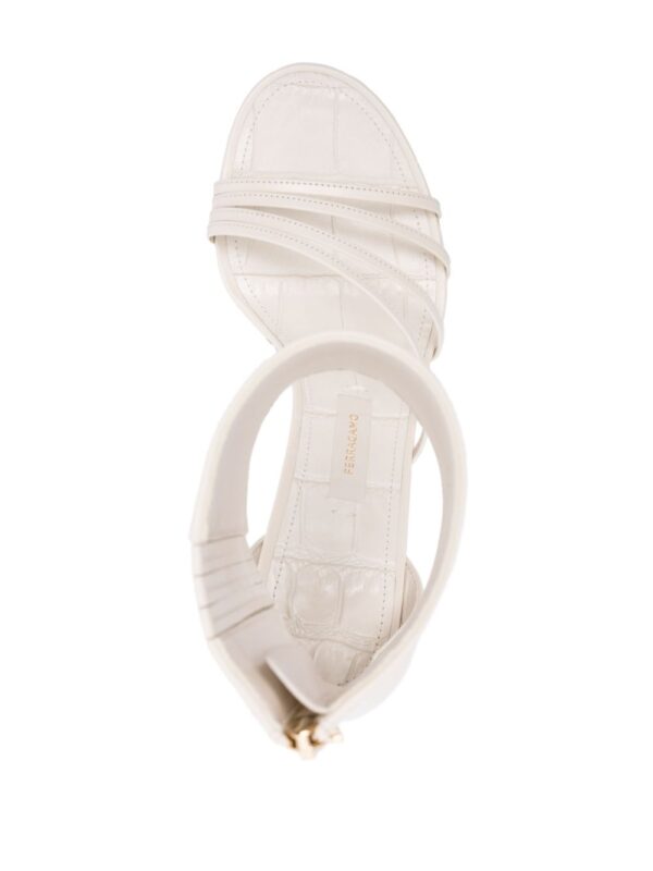 Ferragamo  85mm multi-way strap leather sandals - Image 4