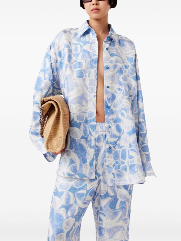 Stella McCartney  sunglasses-print shirt - Image 3