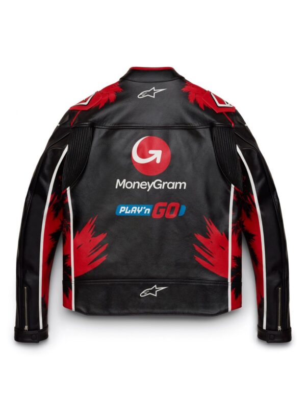 Palm Angels  x Alpinestars x Haas leather jacket - Image 2