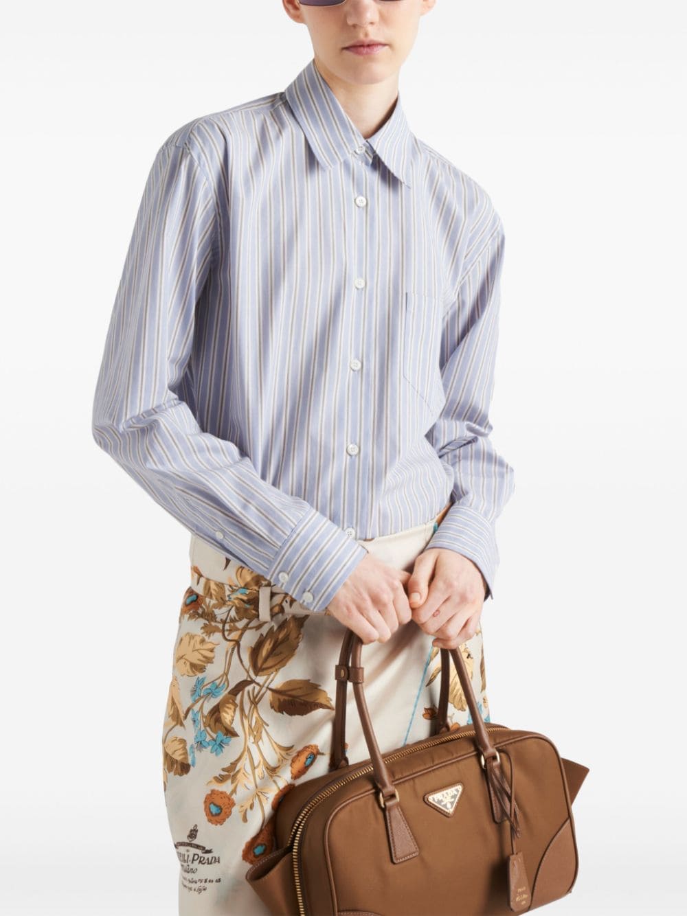 Prada striped cotton shirt - Image 5