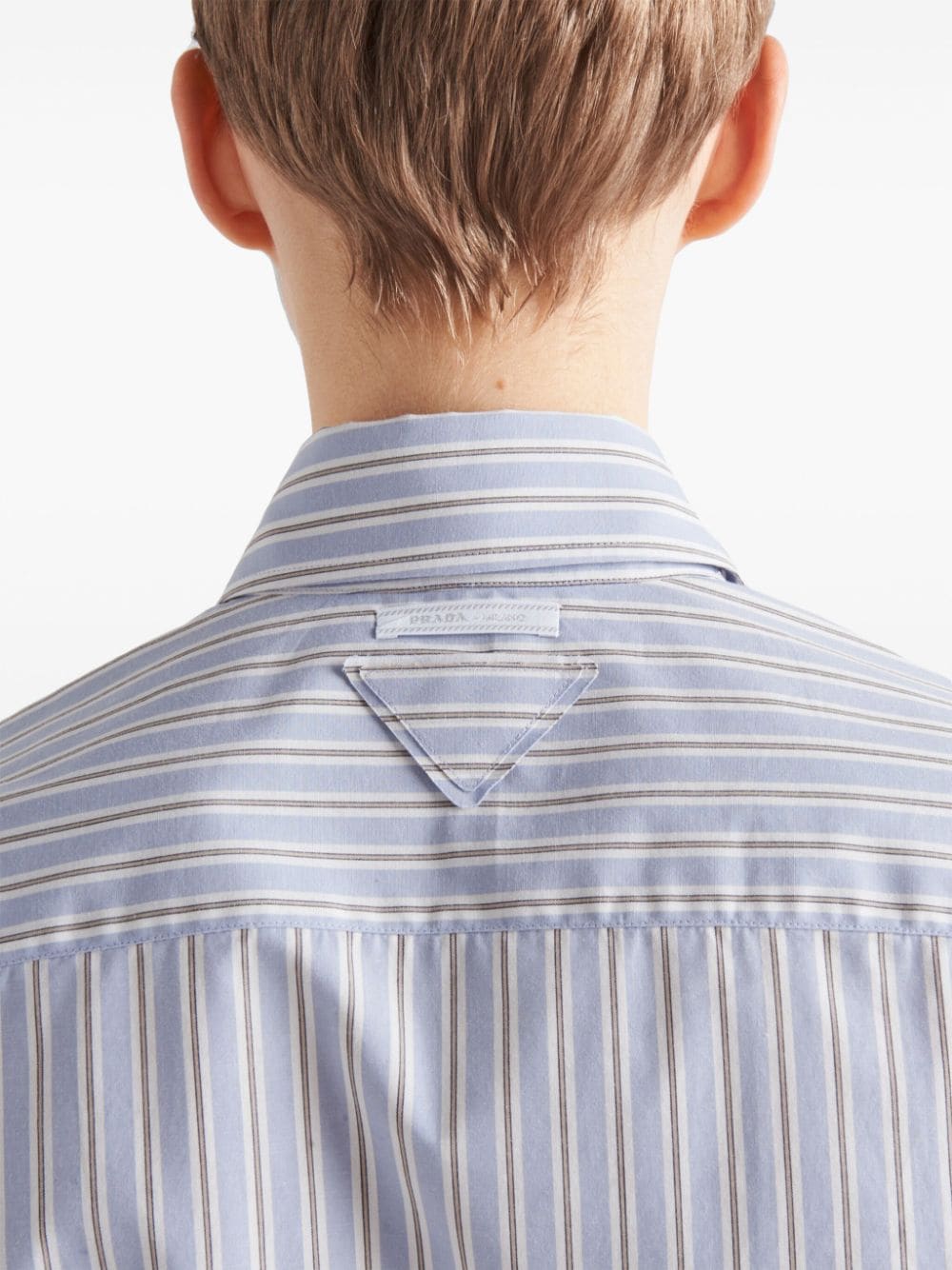 Prada striped cotton shirt - Image 3