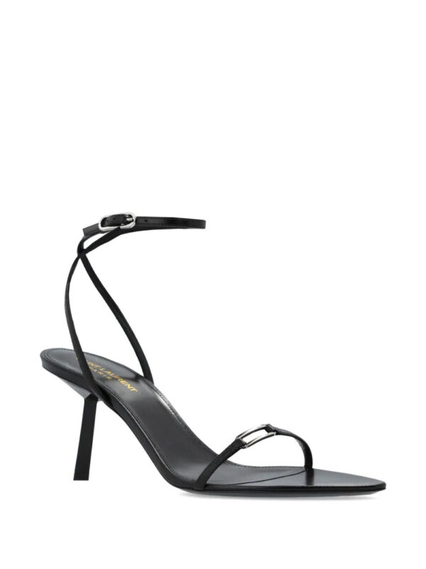Saint Laurent  Kitty 75mm leather sandals - Image 2