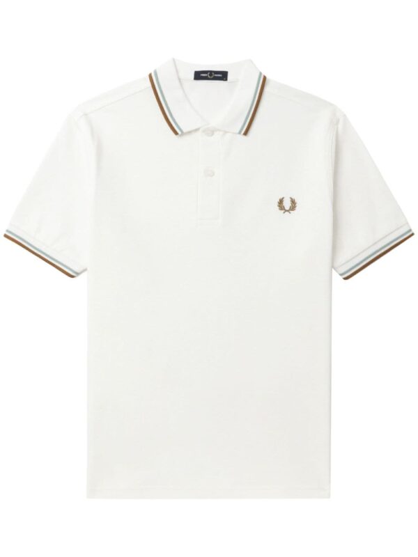Fred Perry embroidered-logo cotton polo shirt