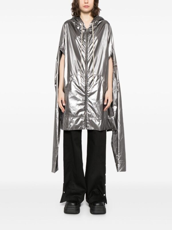 Rick Owens  x Champion metallic hooded jacket - Image 2