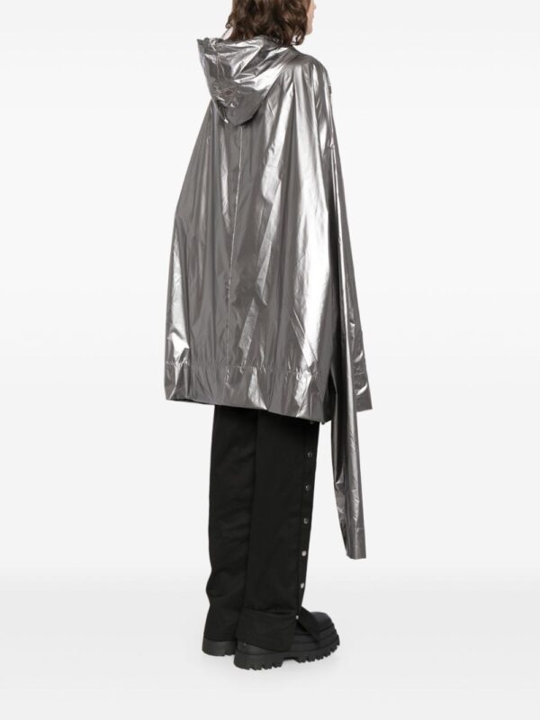 Rick Owens  x Champion metallic hooded jacket - Image 4
