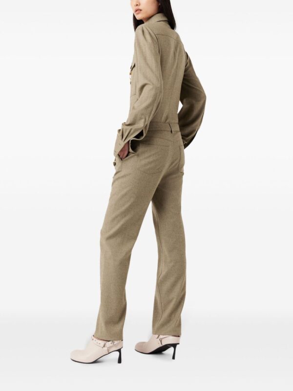 Stella McCartney  hardware-detail flannel wool trousers - Image 4