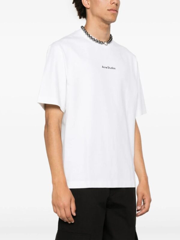 Acne Studios  logo-print cotton T-shirt - Image 4